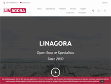 Tablet Screenshot of linagora.com